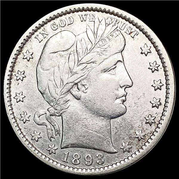 1893 Barber Quarter CLOSELY UNCIRCULATED