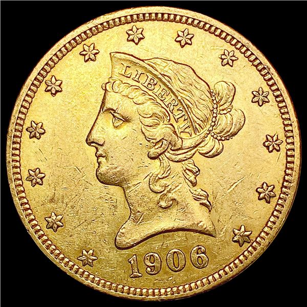 1906-O $10 Gold Eagle CHOICE AU