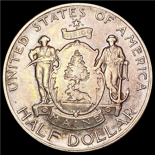 1920 Maine Half Dollar CLOSELY UNCIRCULATED