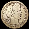 Image 1 : 1913 Barber Quarter NICELY CIRCULATED