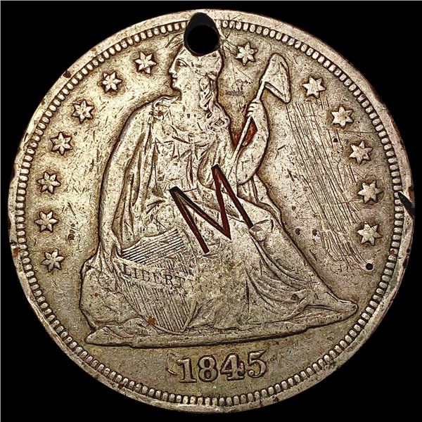 1845 Seated Liberty Dollar HIGH GRADE