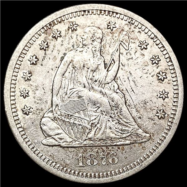 1876-S Seated Liberty Quarter CLOSELY UNCIRCULATED