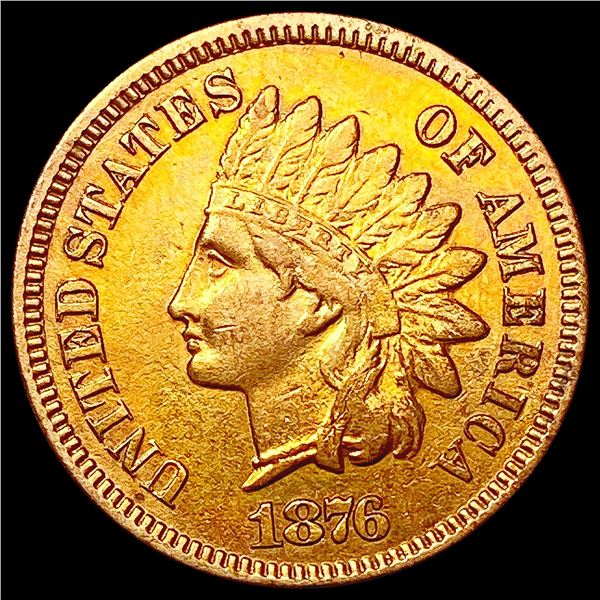 1876 RED Indian Head Cent CLOSELY UNCIRCULATED