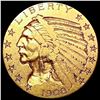 Image 1 : 1908 $5 Gold Half Eagle CLOSELY UNCIRCULATED