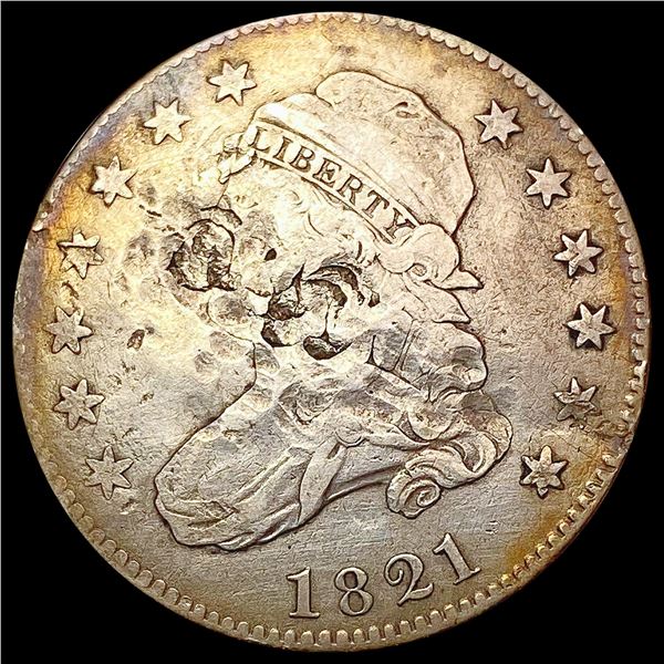 1821 Capped Bust Quarter LIGHTLY CIRCULATED