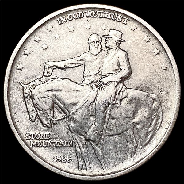1925 Stone Mountain Half Dollar NEARLY UNCIRCULATED