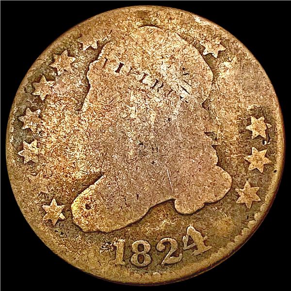 1824/22 Capped Bust Dime NICELY CIRCULATED