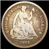 Image 1 : 1861/0 Seated Liberty Half Dime NICELY CIRCULATED
