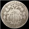 Image 1 : 1869 Shield Nickel NICELY CIRCULATED