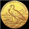 Image 2 : 1910 $2.50 Gold Quarter Eagle CLOSELY UNCIRCULATED