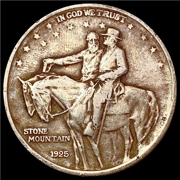 1925 Stone Mountain Half Dollar LIGHTLY CIRCULATED