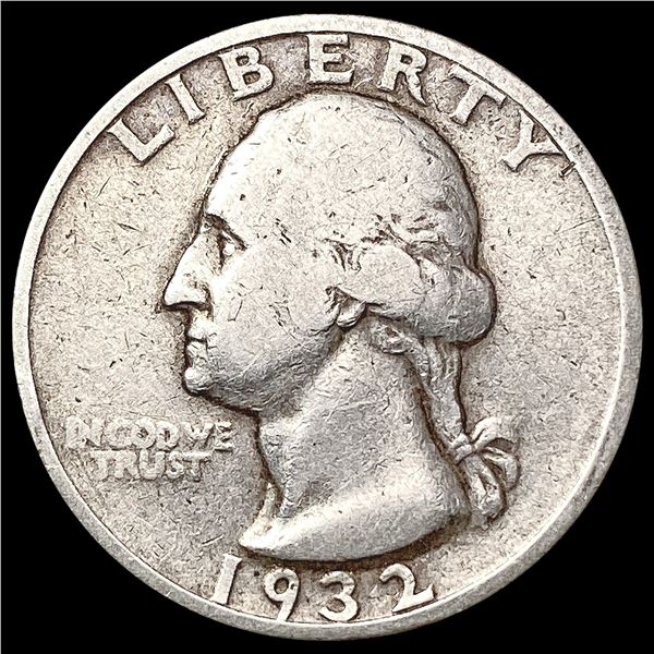 1932-S Washington Silver Quarter LIGHTLY CIRCULATED
