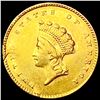 Image 1 : 1855 Rare Gold Dollar CLOSELY UNCIRCULATED