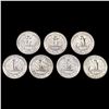 Image 2 : [7] 1934-1950 Varied Date Washington Quarters [7 Coins] HIGH GRADE