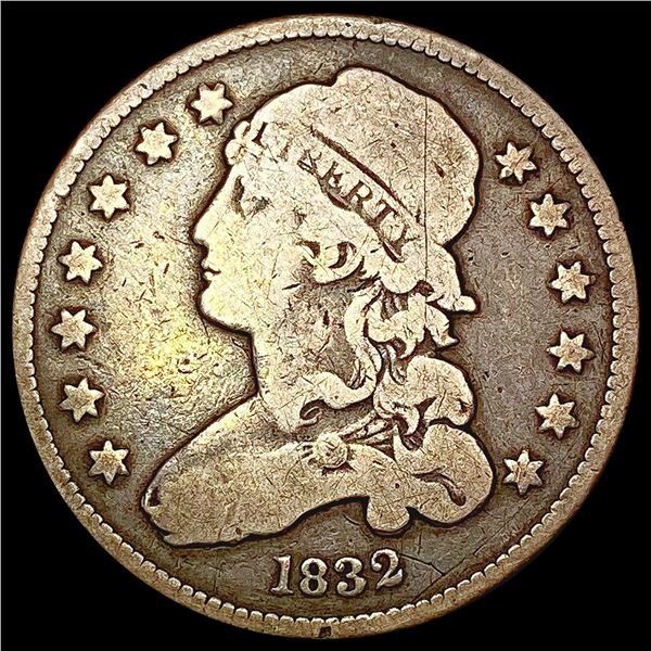 1832 Capped Bust Quarter NICELY CIRCULATED