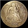 Image 1 : 1865 S Seated Liberty Dime NICELY CIRCULATED