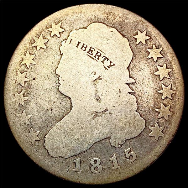 1815 Capped Bust Quarter NICELY CIRCULATED