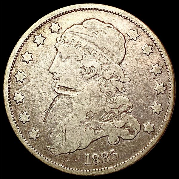 1835 Capped Bust Quarter NICELY CIRCULATED