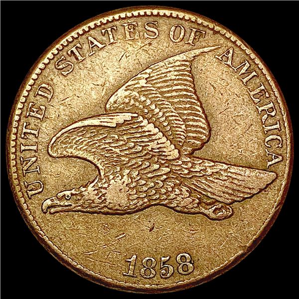 1858 Flying Eagle Cent CLOSELY UNCIRCULATED