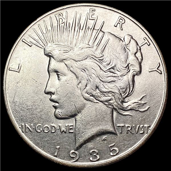 1935 S Silver Peace Dollar CLOSELY UNCIRCULATED