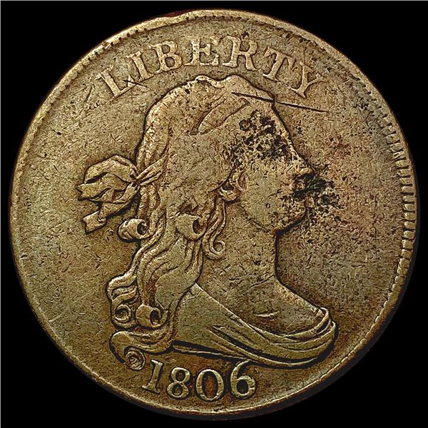 1806 Draped Bust Half Cent NICELY CIRCULATED