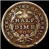 Image 2 : 1838 O Seated Liberty Half Dime NICELY CIRCULATED