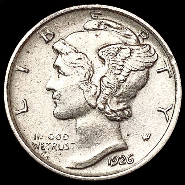 1926 D Mercury Dime CHOICE AU