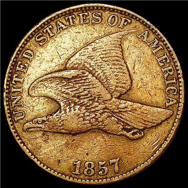 1857 Flying Eagle Cent LIGHTLY CIRCULATED