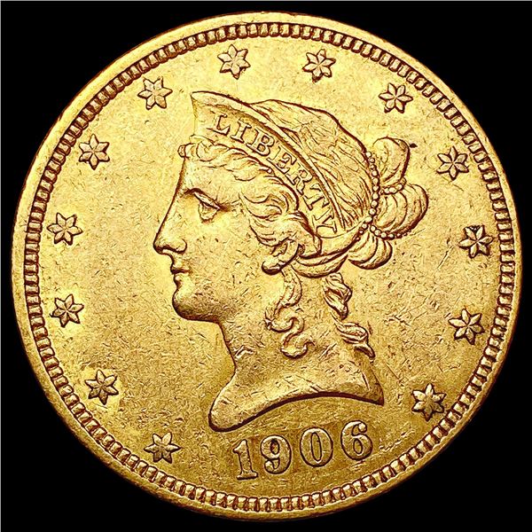 1906 O $10 Gold Eagle CLOSELY UNCIRCULATED