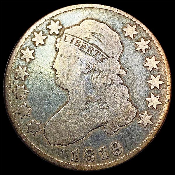 1819 Capped Bust Quarter NICELY CIRCULATED