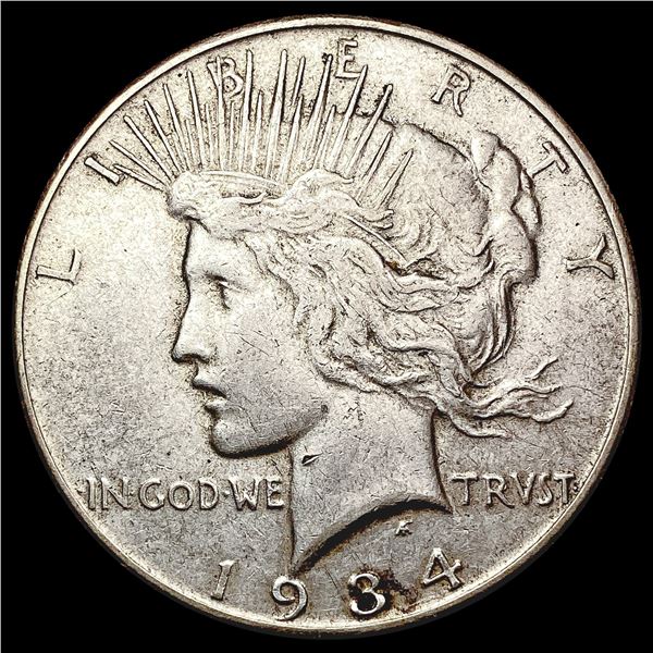 1934-S Silver Peace Dollar CLOSELY UNCIRCULATED