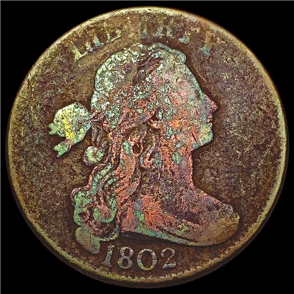 1802 Draped Bust Large Cent NICELY CIRCULATED