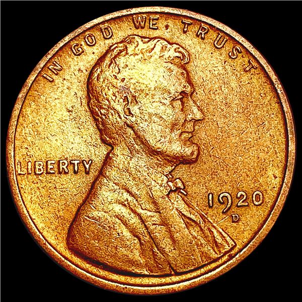 1920-D Wheat Cent CLOSELY UNCIRCULATED