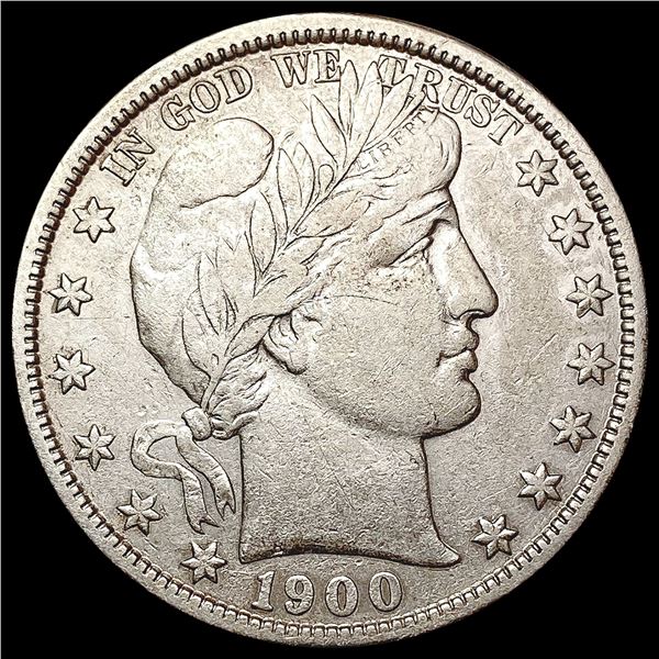 1900-S Barber Half Dollar CLOSELY UNCIRCULATED