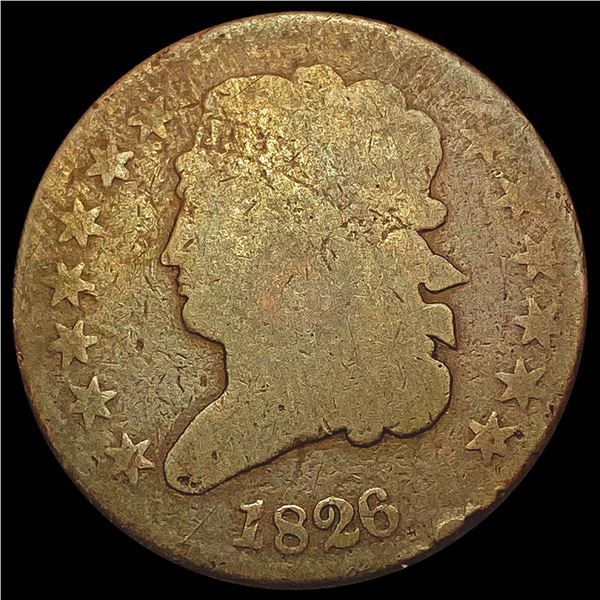 1826 Classic Head Half Cent NICELY CIRCULATED