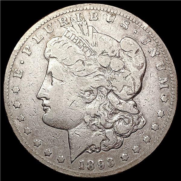 1893-CC Morgan Silver Dollar NICELY CIRCULATED