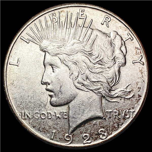 1923-S Silver Peace Dollar CLOSELY UNCIRCULATED