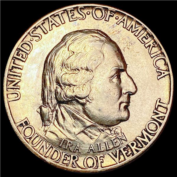 1927 Vermont Half Dollar CLOSELY UNCIRCULATED