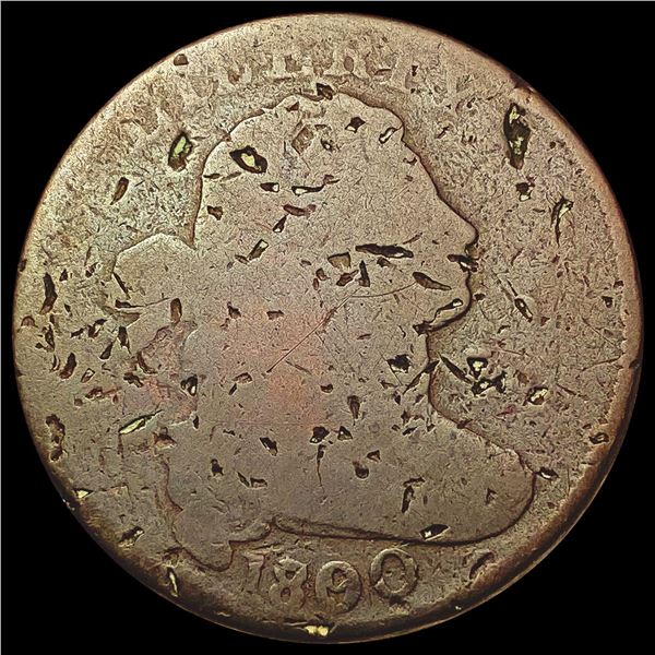1800 80/79 Draped Bust Large Cent NICELY CIRCULATED