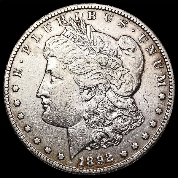 1892-CC Morgan Silver Dollar CLOSELY UNCIRCULATED