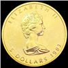 Image 1 : 1983 Canada $5 1/10th oz Gold Maple Leaf GEM BU