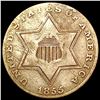 Image 1 : 1855 Silver Three Cent CLOSELY UNCIRCULATED