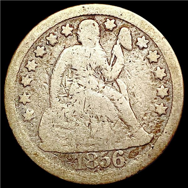 1856 Seated Liberty Dime NICELY CIRCULATED