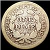 Image 2 : 1856 Seated Liberty Dime NICELY CIRCULATED