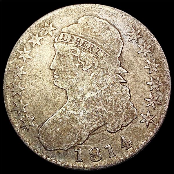 1814 Capped Bust Half Dollar NICELY CIRCULATED