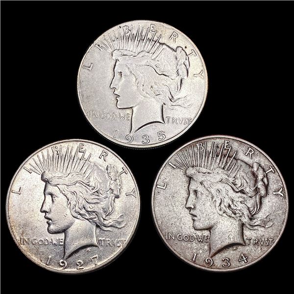 [3] 1927-S-1935 Silver Peace Dollar HIGH GRADE