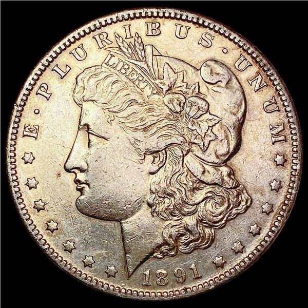 1891-S Morgan Silver Dollar CLOSELY UNCIRCULATED