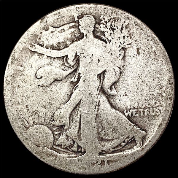 1921 D Walking Liberty Half Dollar NICELY CIRCULATED