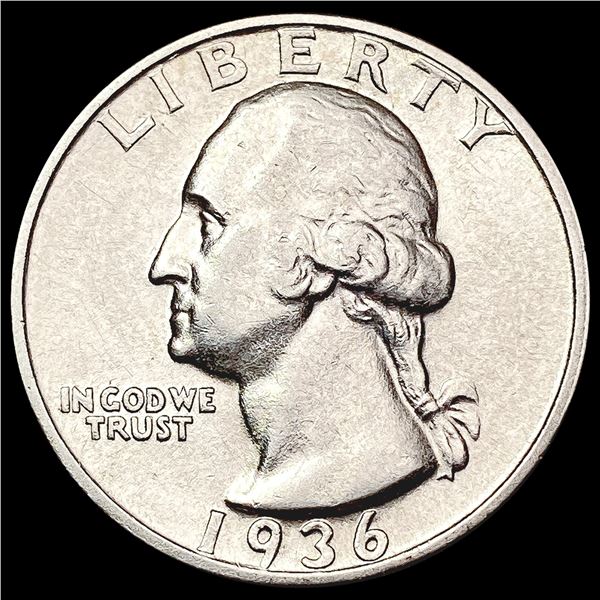 1936-S Washington Silver Quarter UNCIRCULATED