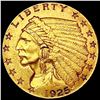 Image 1 : 1925 D $2.50 Gold Quarter Eagle CLOSELY UNCIRCULATED